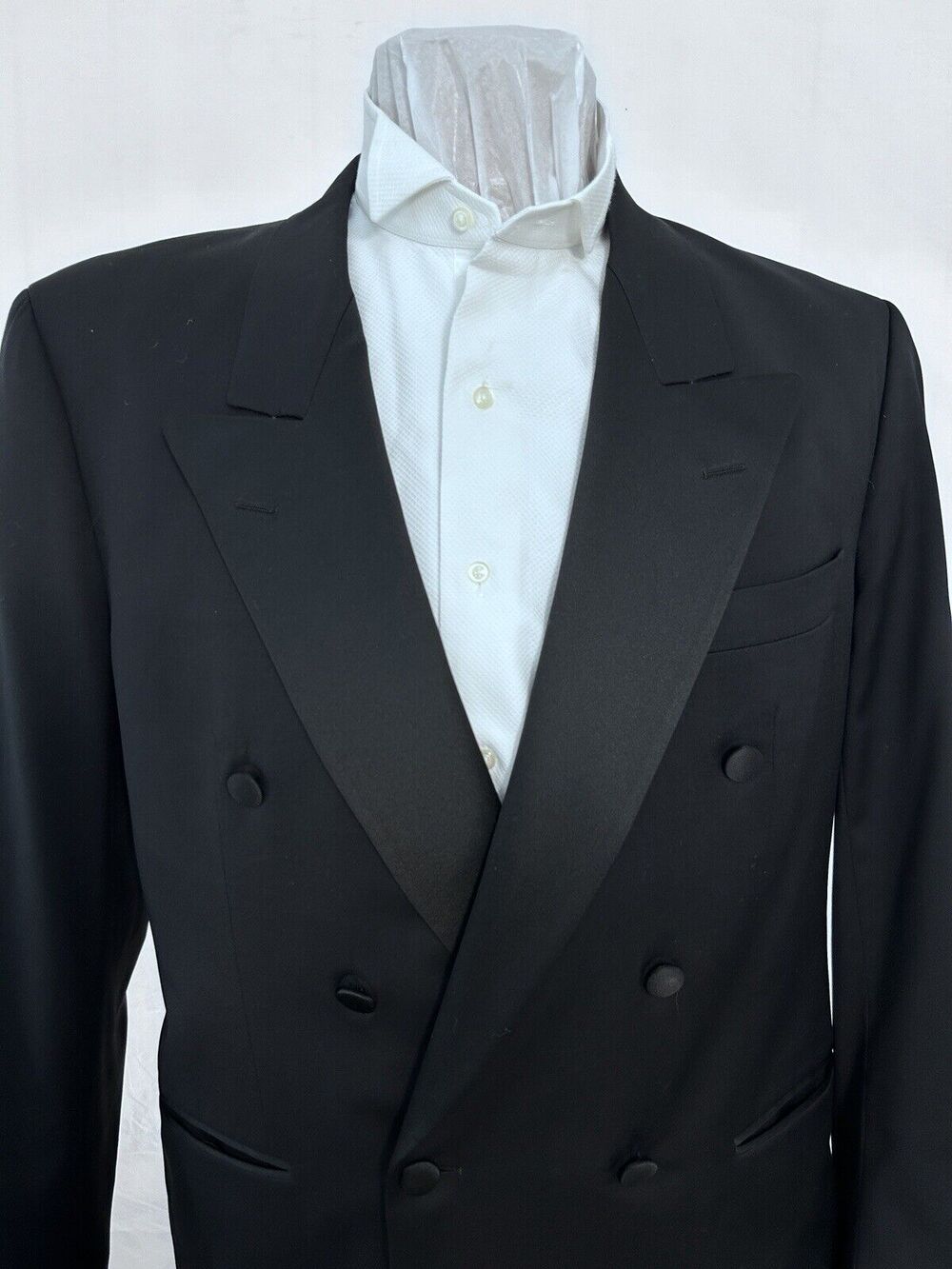 Hugo Boss Tuxedo Jacket 44r Black Lightweight Wool